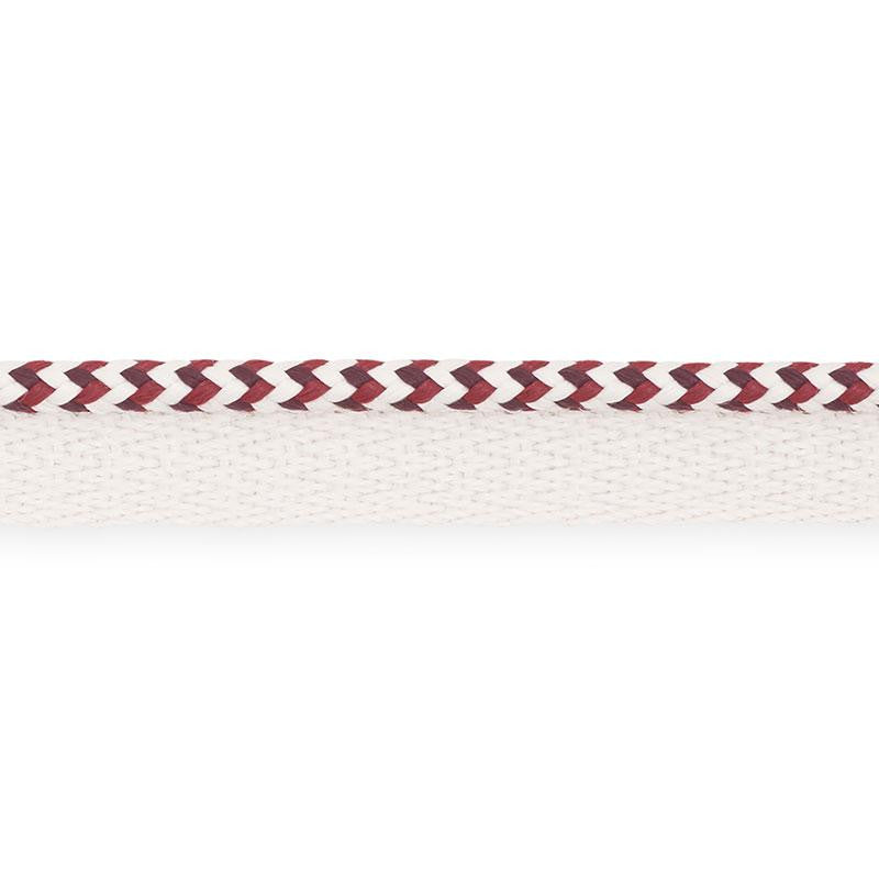 Bolander Cord Indoor/Outdoor Berry 73476 by Schumacher Trim Indoor/Outdoor: Prints & Wovens - Fabric Carolina -