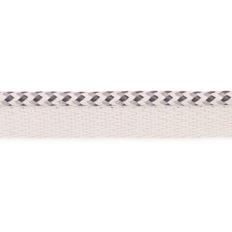 Bolander Cord Indoor/Outdoor Grey 73477 by Schumacher Trim Indoor/Outdoor: Prints & Wovens - Fabric Carolina -