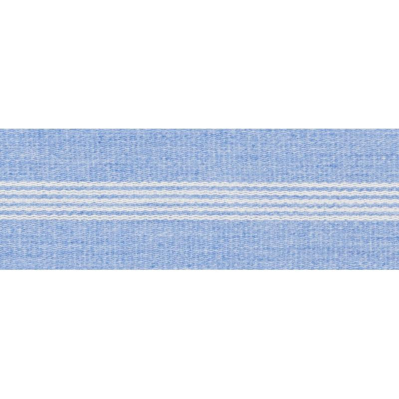 Nilsson Tape Indoor/Outdoor Chambray 73641 by Schumacher Designer Trim Indoor/Outdoor: Prints & Wovens - Swanky Fabrics -
