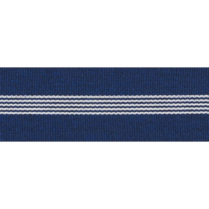 Nilsson Tape Indoor/Outdoor Navy 73642 by Schumacher Trim Indoor/Outdoor: Prints & Wovens - Fabric Carolina -