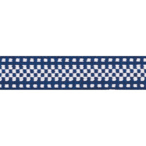 Marta Tape Indoor/Outdoor Navy 73653 by Schumacher Trim