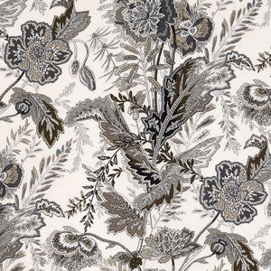 Sandoway Vine Charcoal 174545 by Schumacher Fabric