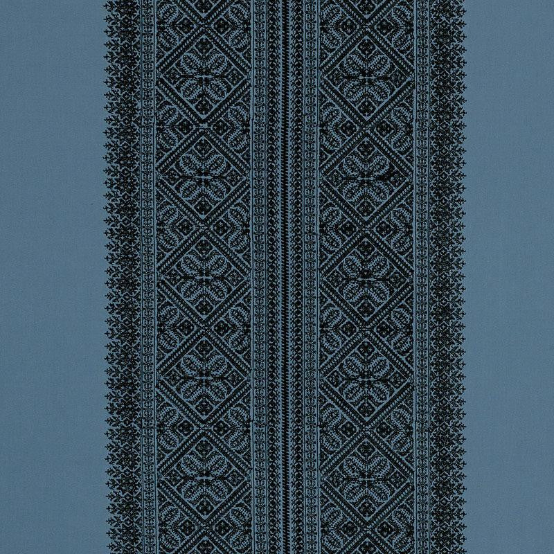 Toledo Embroidery Midnight 69731 by Schumacher Fabric Couture 26.0" - Fabric Carolina -