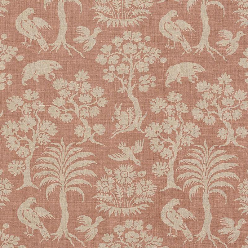 Woodland Silhouette Blush 176170 by Schumacher Fabric Schumacher Classics 13.5" - Fabric Carolina -