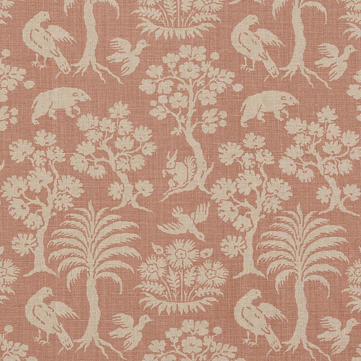 Woodland Silhouette Blush 176170 by Schumacher Fabric Schumacher Classics 13.5" - Fabric Carolina -