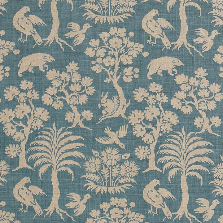 Woodland Silhouette Cadet 176174 by Schumacher Fabric Schumacher Classics 13.5" - Fabric Carolina -