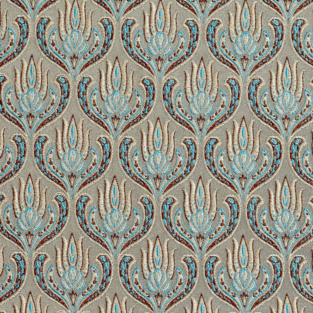 20730-05 by Charlotte Fabric Vintage charm 100% Woven Polyester Asia Exceeds 70,000 Wyzenbeek Rubs (Heavy Duty) Horizontal: 3" x Vertical: 3.5" 54 Inches - Fabric Carolina -