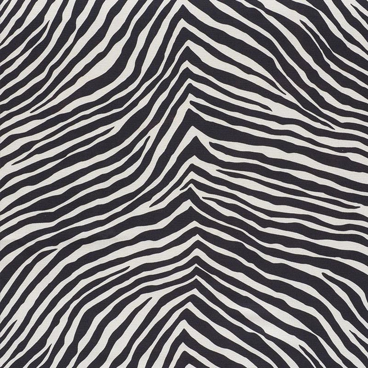 Iconic Zebra Black 177443 by Schumacher Fabric Happy Together 27.0" - Fabric Carolina -