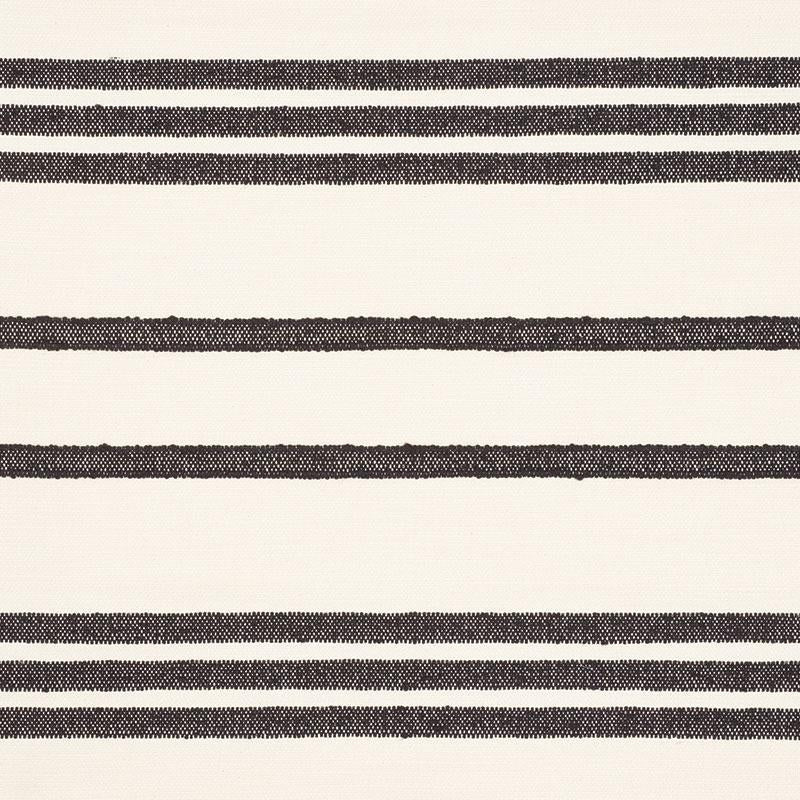 Dune Stripe Black 73290 by Schumacher Fabric Au Naturel - Fabric Carolina -