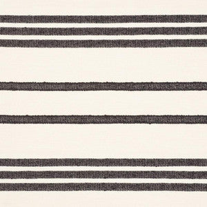 Dune Stripe Black 73290 by Schumacher Fabric