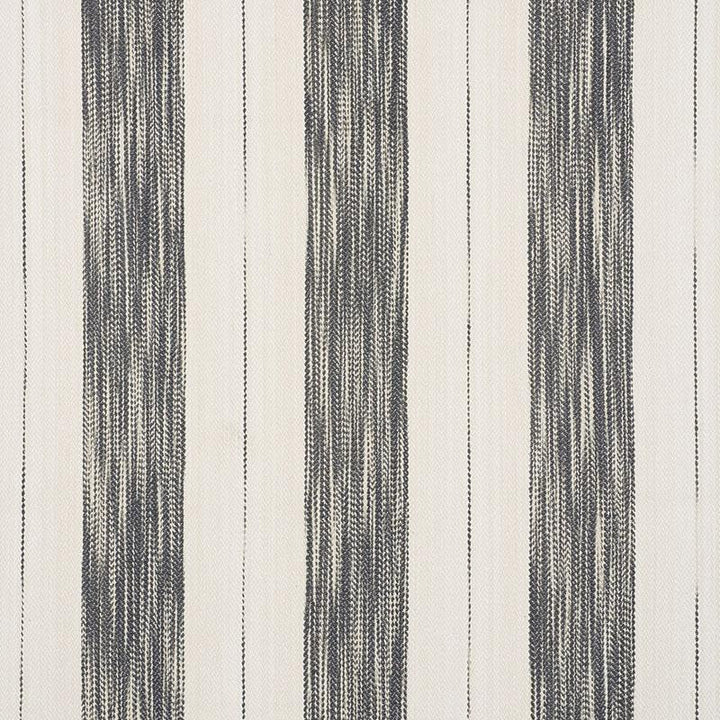 Arroyo Stripe Charcoal 73312 by Schumacher Fabric Au Naturel 9.0" - Fabric Carolina -