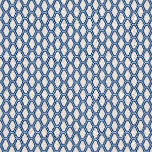 Beehive Blue 73420 by Schumacher Fabric