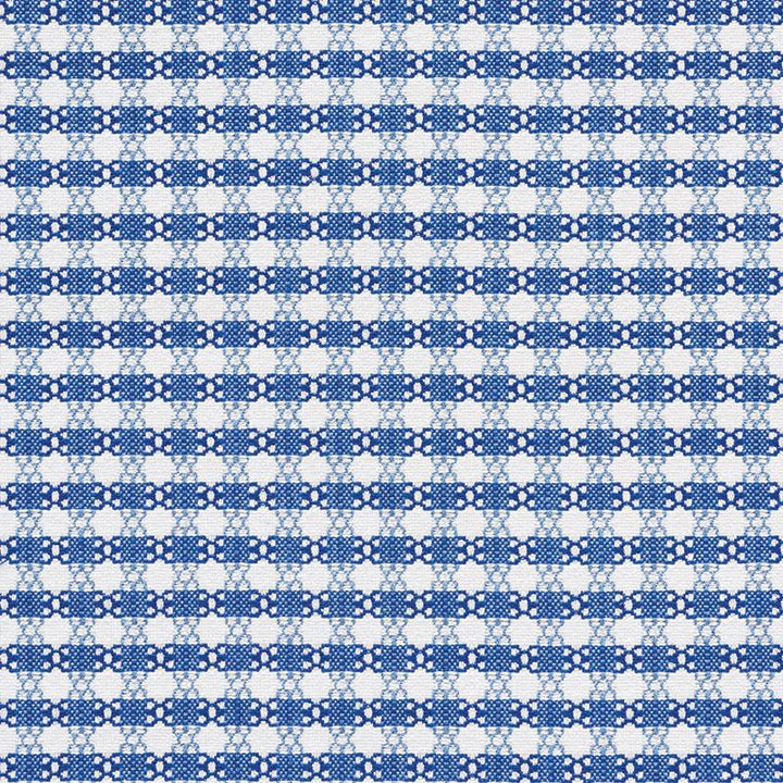 Checkmate Blue 73430 by Schumacher Fabric Happy Together 1.5" - Fabric Carolina -