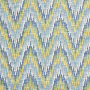 Ibiza Flamestitch Pool 73460 by Schumacher Fabric