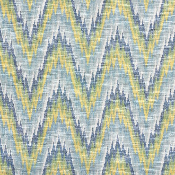 Ibiza Flamestitch Pool 73460 by Schumacher Fabric Happy Together 8.75" - Fabric Carolina -