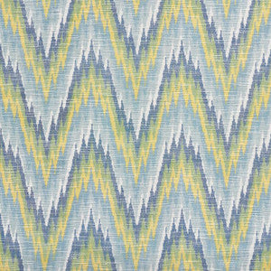Ibiza Flamestitch Pool 73460 by Schumacher Fabric