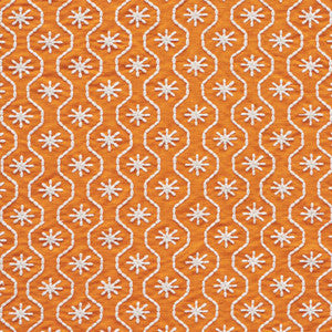 Gigi Embroidery Orange 73491 by Schumacher Fabric