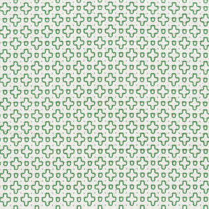 Scout Embroidery Green 73561 by Schumacher Fabric