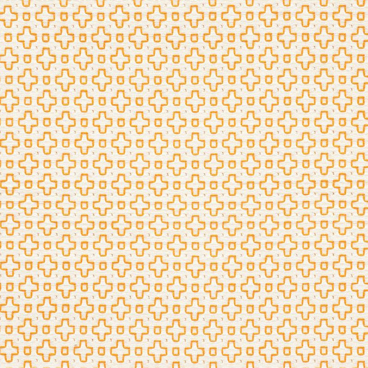 Scout Embroidery Orange 73562 by Schumacher Fabric Happy Together 1.25" - Fabric Carolina -