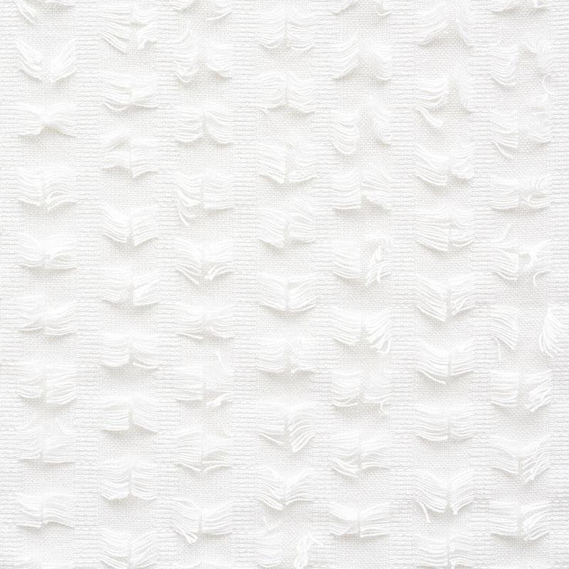 Montego Fringe Snow 73580 by Schumacher Designer Fabric Happy Together 3.5" - Swanky Fabrics -