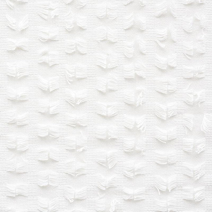 Montego Fringe Snow 73580 by Schumacher Fabric Happy Together 3.5" - Fabric Carolina -
