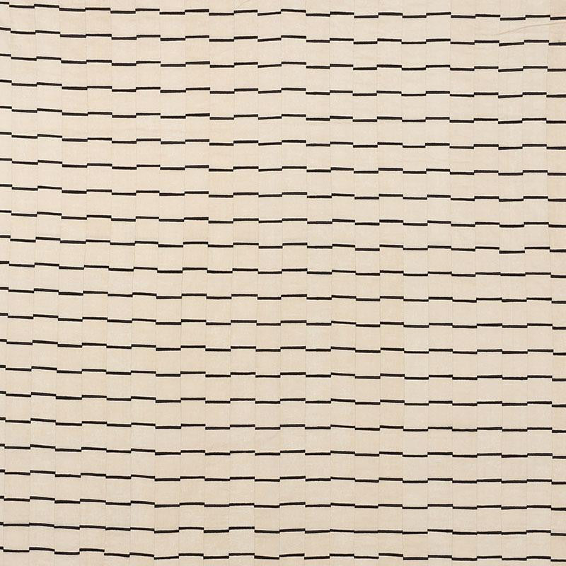 Lines Black 71210 by Schumacher Designer Fabric David Kaihoi 4.5" - Swanky Fabrics -