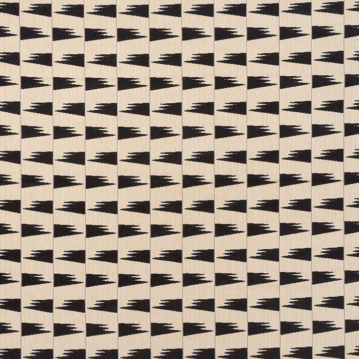 Tutsi Ivory 71220 by Schumacher Designer Fabric David Kaihoi 4.25" - Swanky Fabrics -