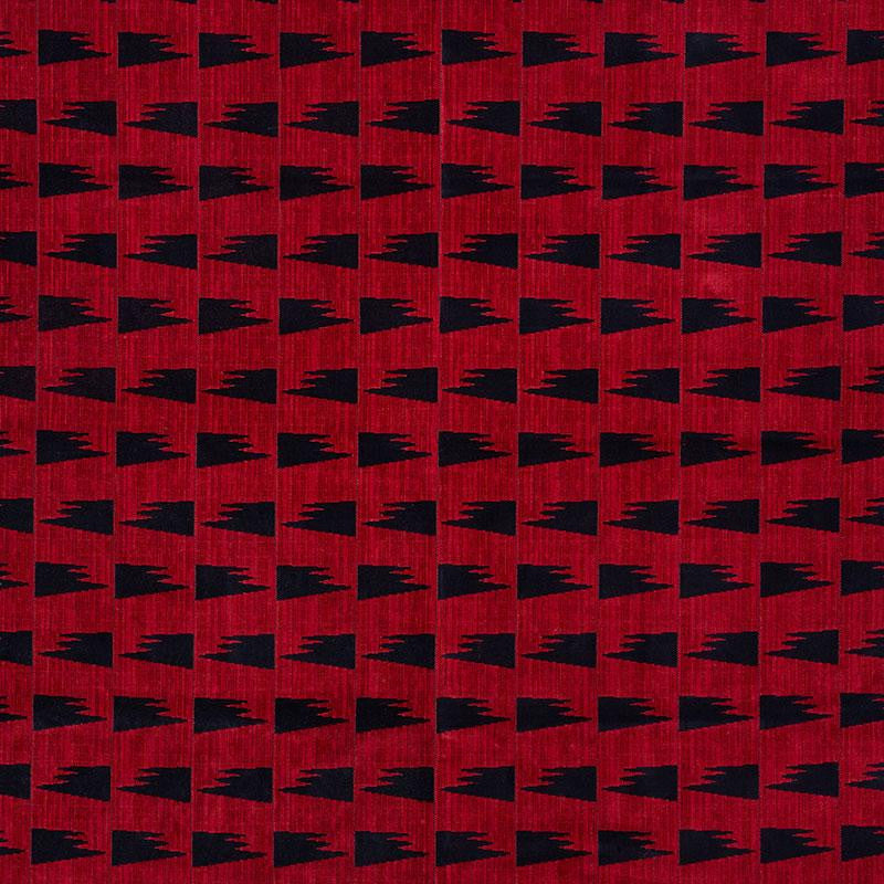 Tutsi Red 71221 by Schumacher Fabric David Kaihoi 4.25" - Fabric Carolina -