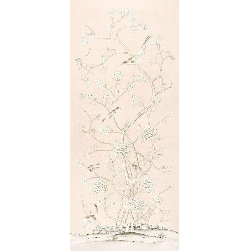Chinois Palais Blush Conch 175041 by Schumacher Designer Fabric Mary Mcdonald 54.0" - Swanky Fabrics -
