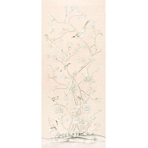 Chinois Palais Blush Conch 175041 by Schumacher Fabric
