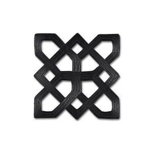 Shanghai Appliqu Noir 66112 by Schumacher Trim