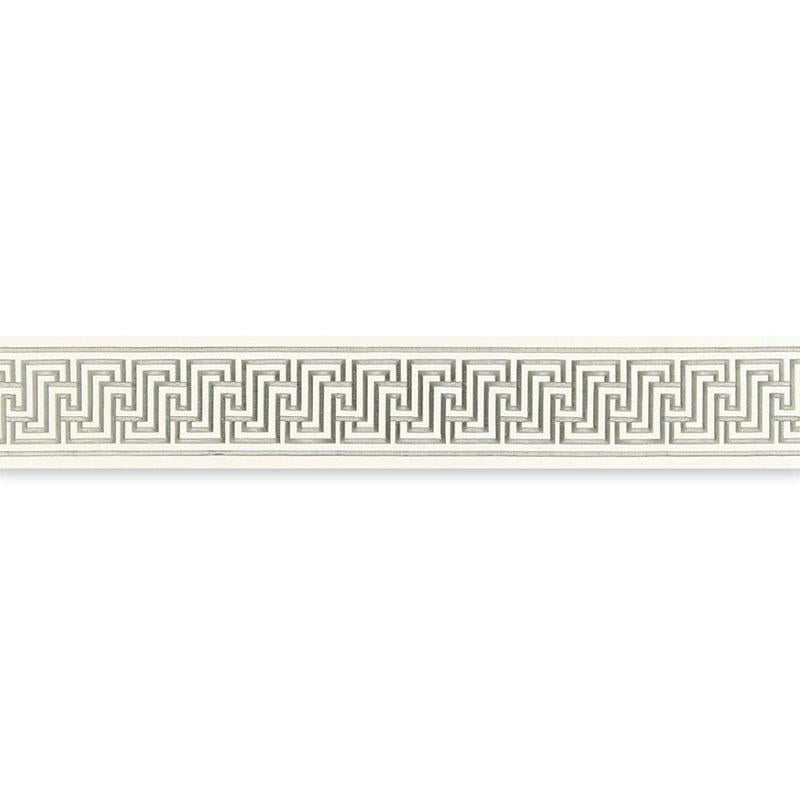 Labyrinth Tape Dove 66140 by Schumacher Designer Trim Mary Mcdonald 2.5" - Swanky Fabrics -