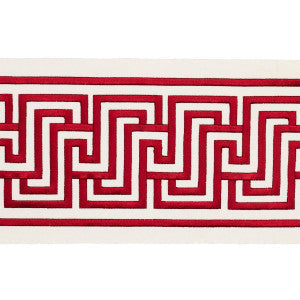 Labyrinth Tape Ruby 66141 by Schumacher Trim