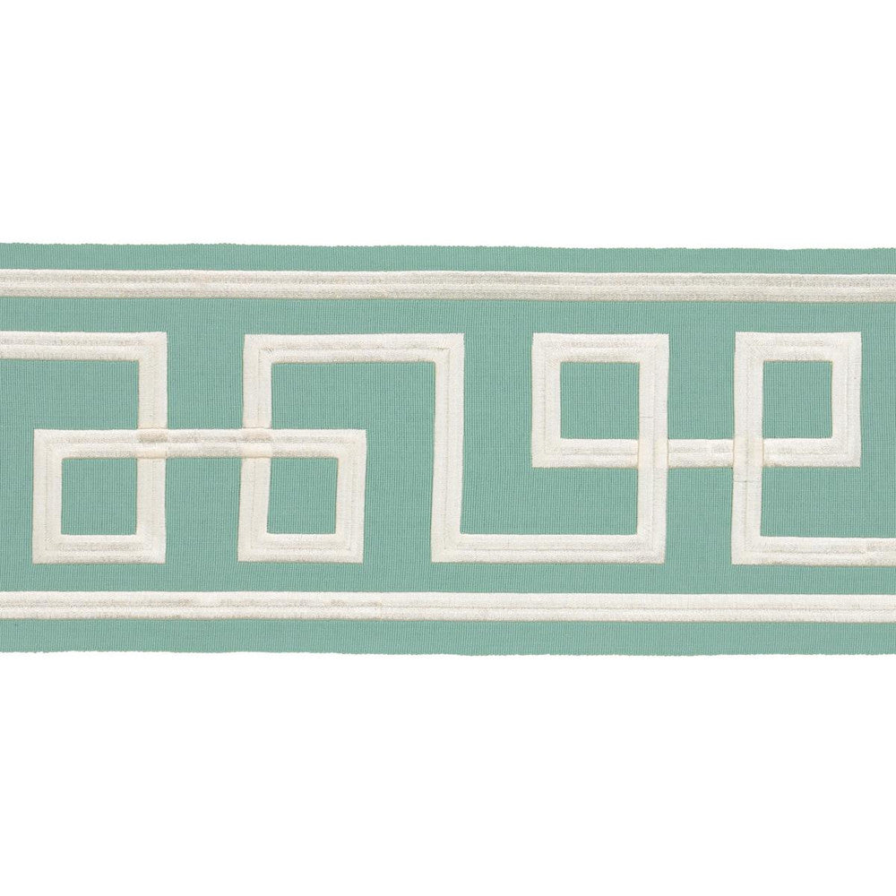 Octavius Tape Aqua Marine 66161 by Schumacher Trim Mary Mcdonald 15.0" - Fabric Carolina -