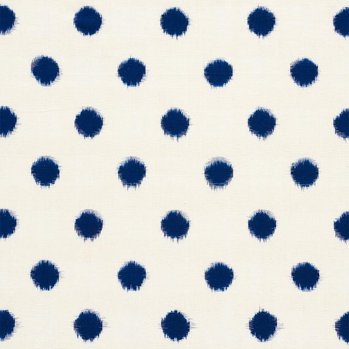Sakuru Ikat Indigo 72340 by Schumacher Fabric Mingei 5.12" - Fabric Carolina -