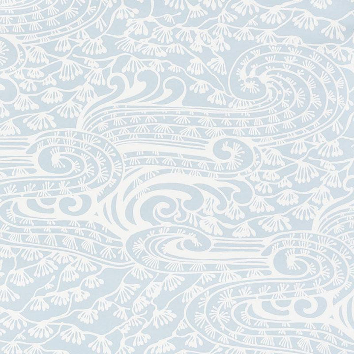 Mizu Sky 5008730 by Schumacher Wallpaper Mingei 13.5" - Fabric Carolina -