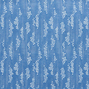 Taki Floral Indigo 5008740 by Schumacher Wallpaper