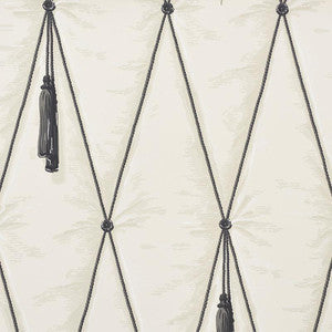 Drapery Bone 5009160 by Schumacher Wallpaper