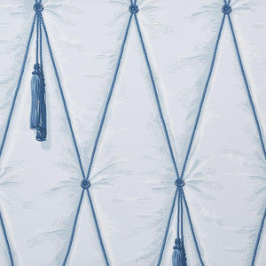 Drapery Blue 5009162 by Schumacher Wallpaper