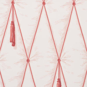 Drapery Blush 5009161 by Schumacher Wallpaper