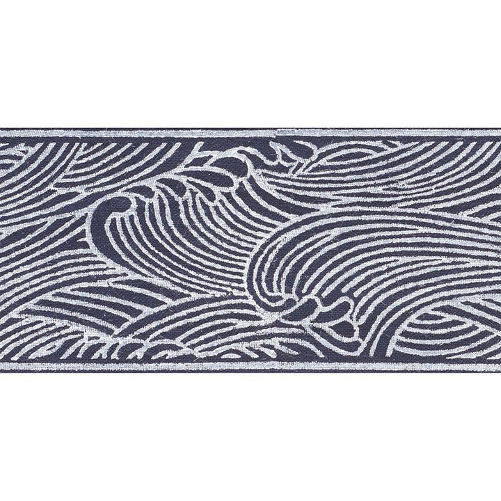 Umi Tape Indigo 73723 by Schumacher Trim Mingei 12.0" - Fabric Carolina -