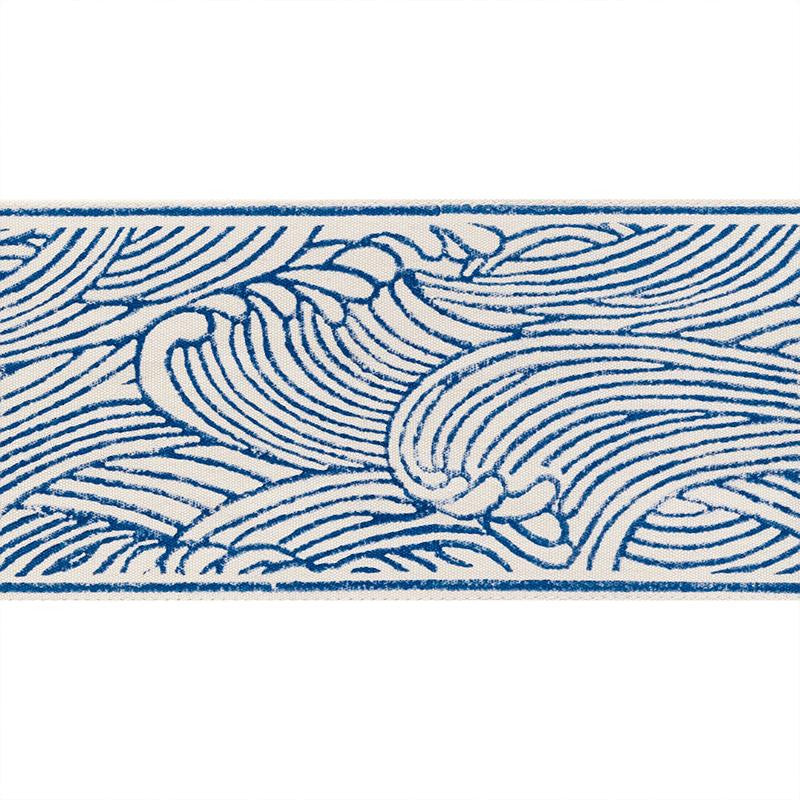 Umi Tape Blue 73722 by Schumacher Trim Mingei 12.0" - Fabric Carolina -