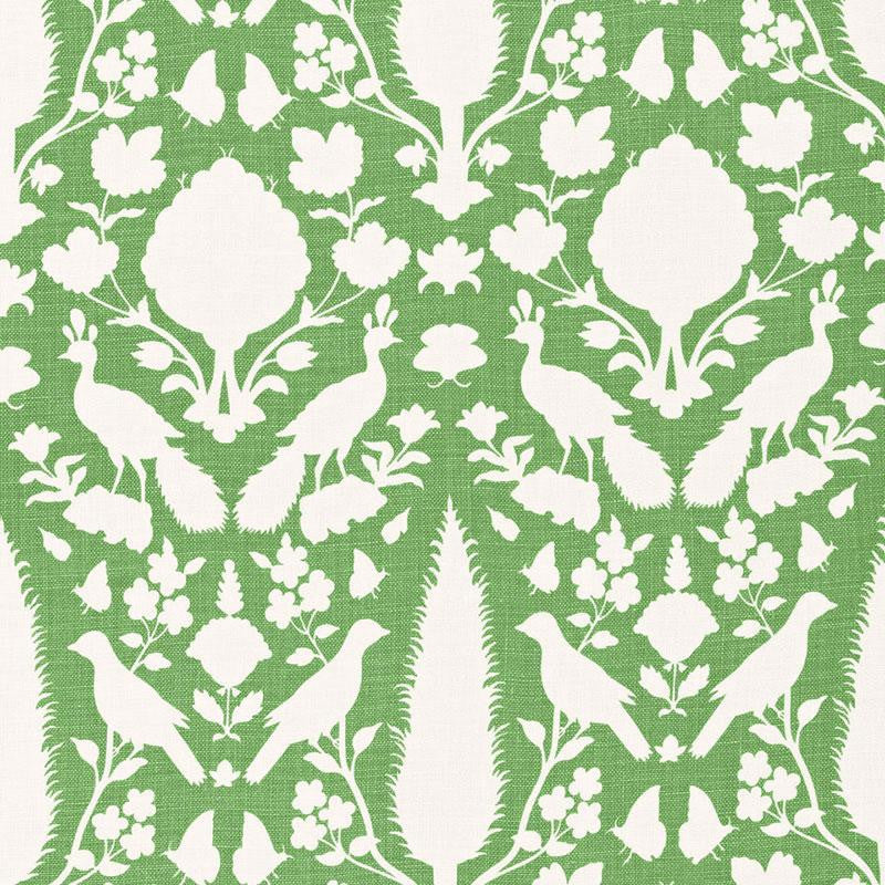 Chenonceau Aloe 173566 by Schumacher Fabric Print Happy 13.5" - Fabric Carolina -