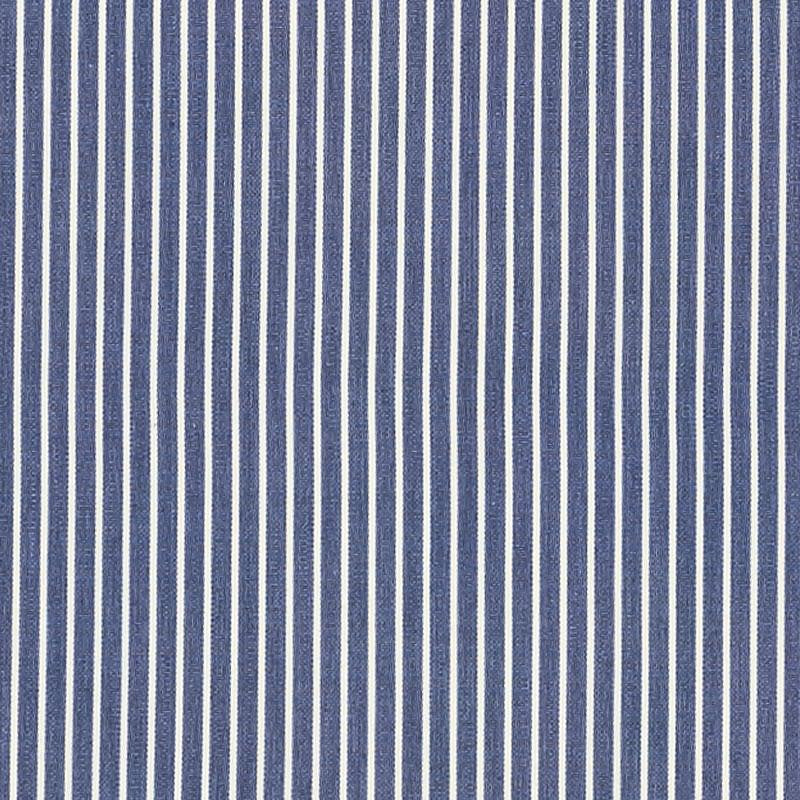 Edie Stripe Navy 71303 by Schumacher Fabric Essentials: Classic Stripe - Fabric Carolina -