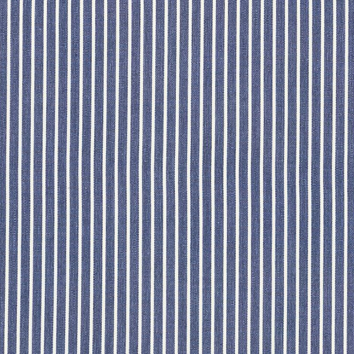 Edie Stripe Navy 71303 by Schumacher Fabric Essentials: Classic Stripe - Fabric Carolina -