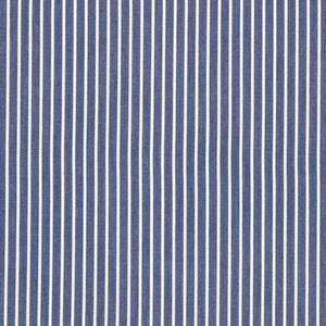 Edie Stripe Navy 71303 by Schumacher Fabric