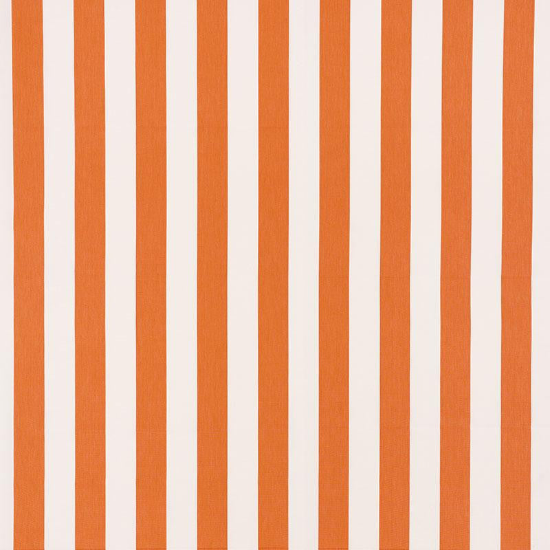 Andy Stripe Orange 71328 by Schumacher Fabric Essentials: Classic Stripe 5.5" - Fabric Carolina -