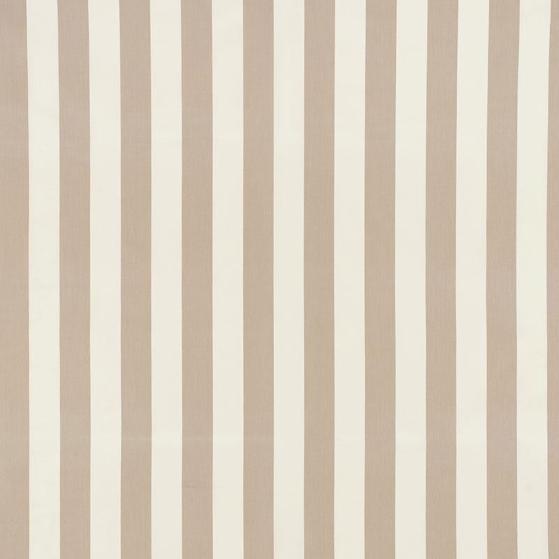 Andy Stripe Taupe 71322 by Schumacher Fabric Essentials: Classic Stripe 5.5" - Fabric Carolina -
