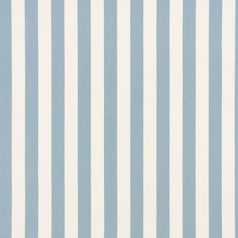 Andy Stripe Sky 71324 by Schumacher Fabric Essentials: Classic Stripe 5.5" - Fabric Carolina -