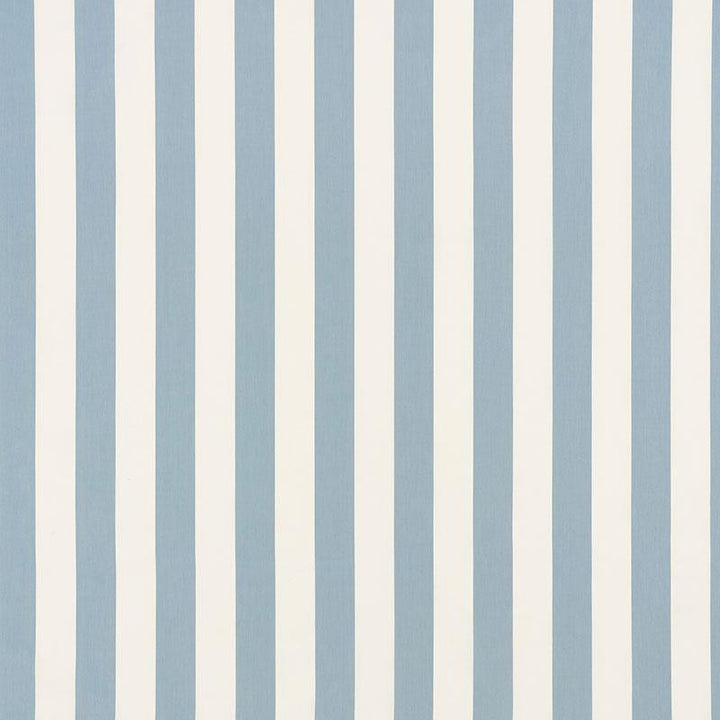 Andy Stripe Sky 71324 by Schumacher Fabric Essentials: Classic Stripe 5.5" - Fabric Carolina -
